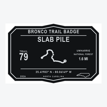 Bronco Trail Badges – Uwharrie Collection