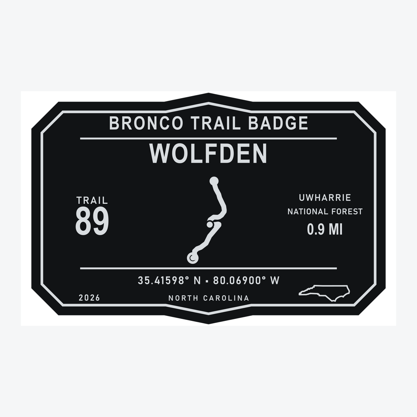 Bronco Trail Badges – Uwharrie Collection